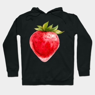 Strawberry Food Art Hoodie